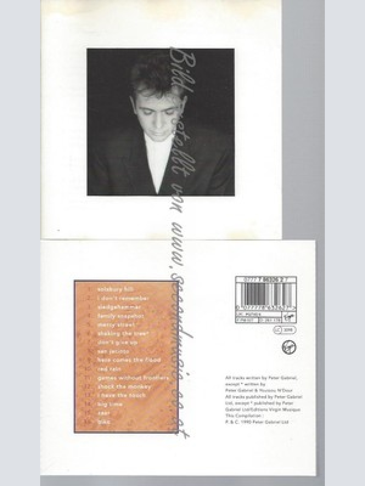 CD--PETER GABRIEL - - -- SHAKING THE TREE-16GOLD.GREATS