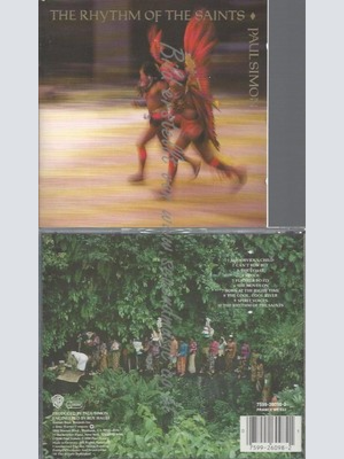 CD--PAUL SIMON - - -- THE RHYTHM OF THE SAINTS