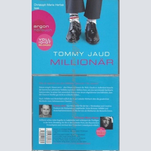 CD--TOMMY JAUD -19. JULI  - - AUDIOBOOK -- MILLIONAER