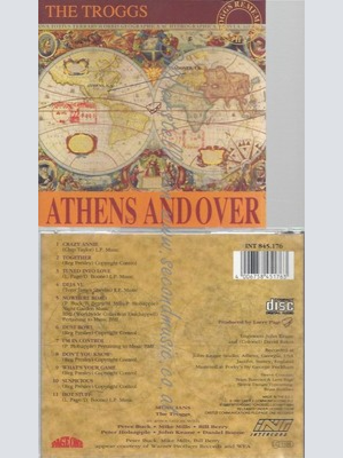 CD--THE TROGGS -- ATHENS ANDOVER