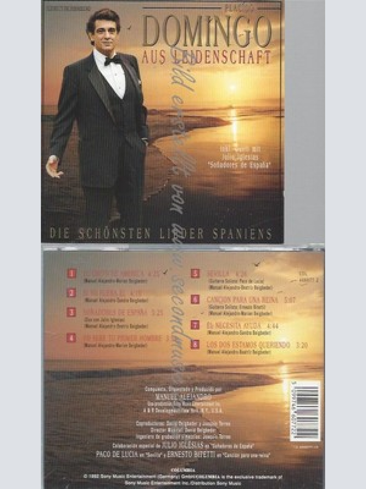 CD--PLACIDO DOMINGO - - -- AUS LEIDENSCHAFT