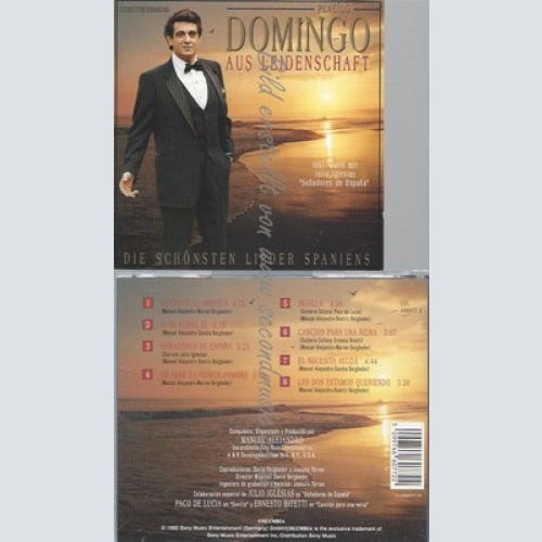 CD--PLACIDO DOMINGO - - -- AUS LEIDENSCHAFT