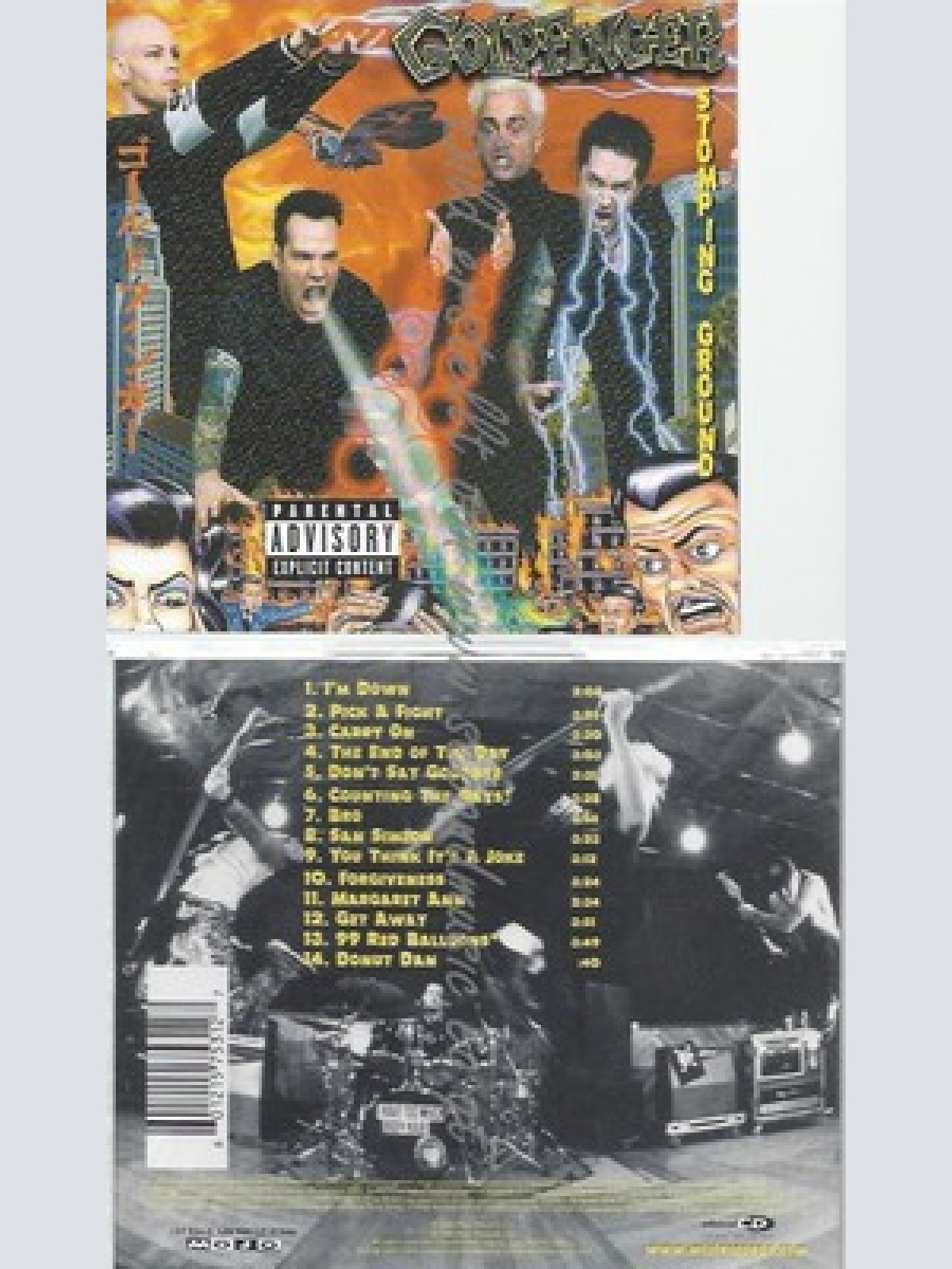 CD--GOLDFINGER - - -- STOMPING GROUND