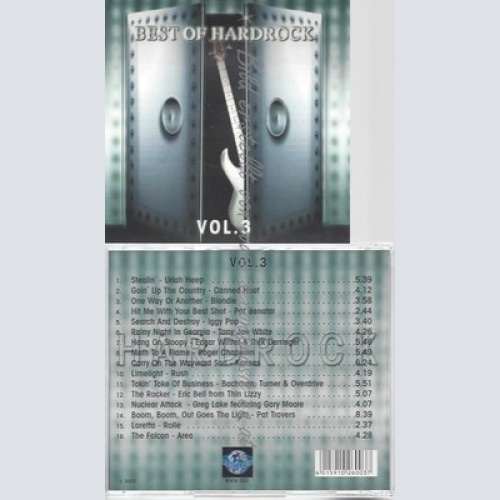 CD--VARIOUS ARTISTS--BEST OF HARDROCK VOL 3