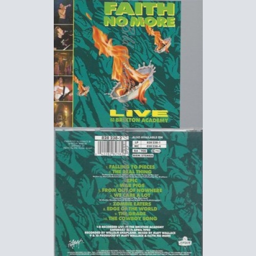 CD--FAITH NO MORE - - -- LIVE AT THE BRIXTON ACADEMY