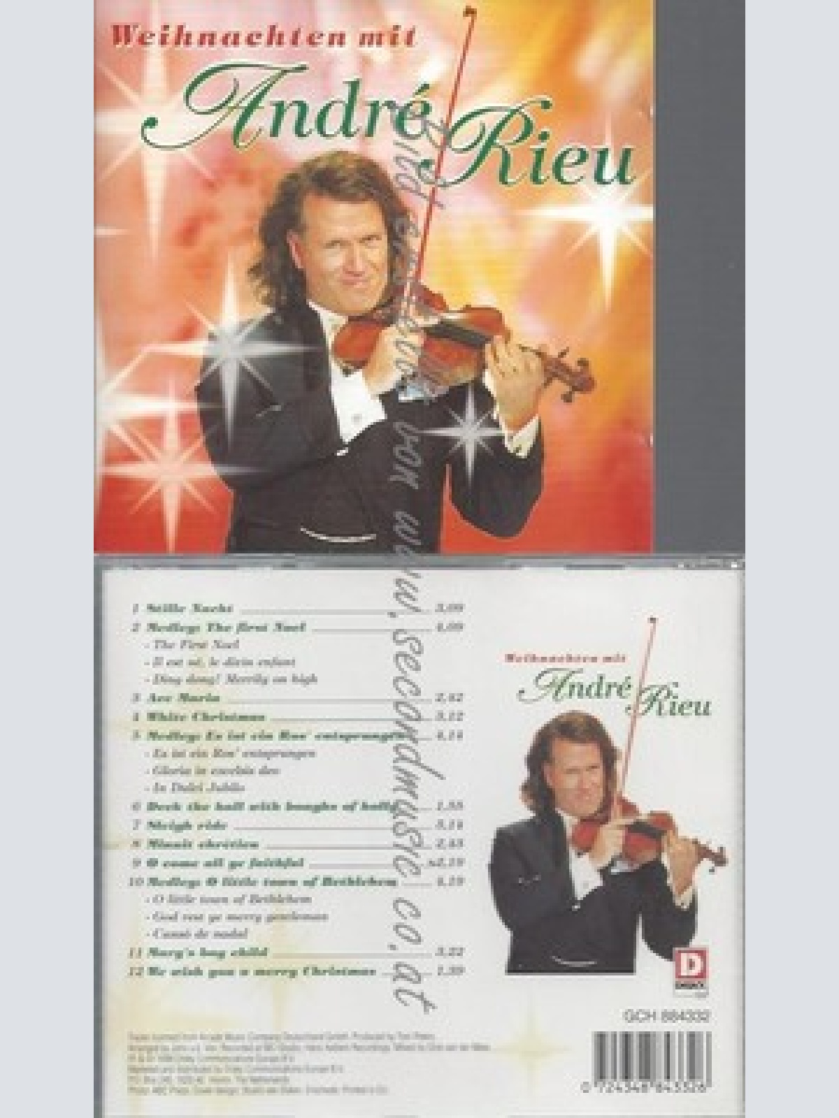 CD--ANDRE RIEU - - -- WEIHNACHTEN MIT ANDRE RIEU
