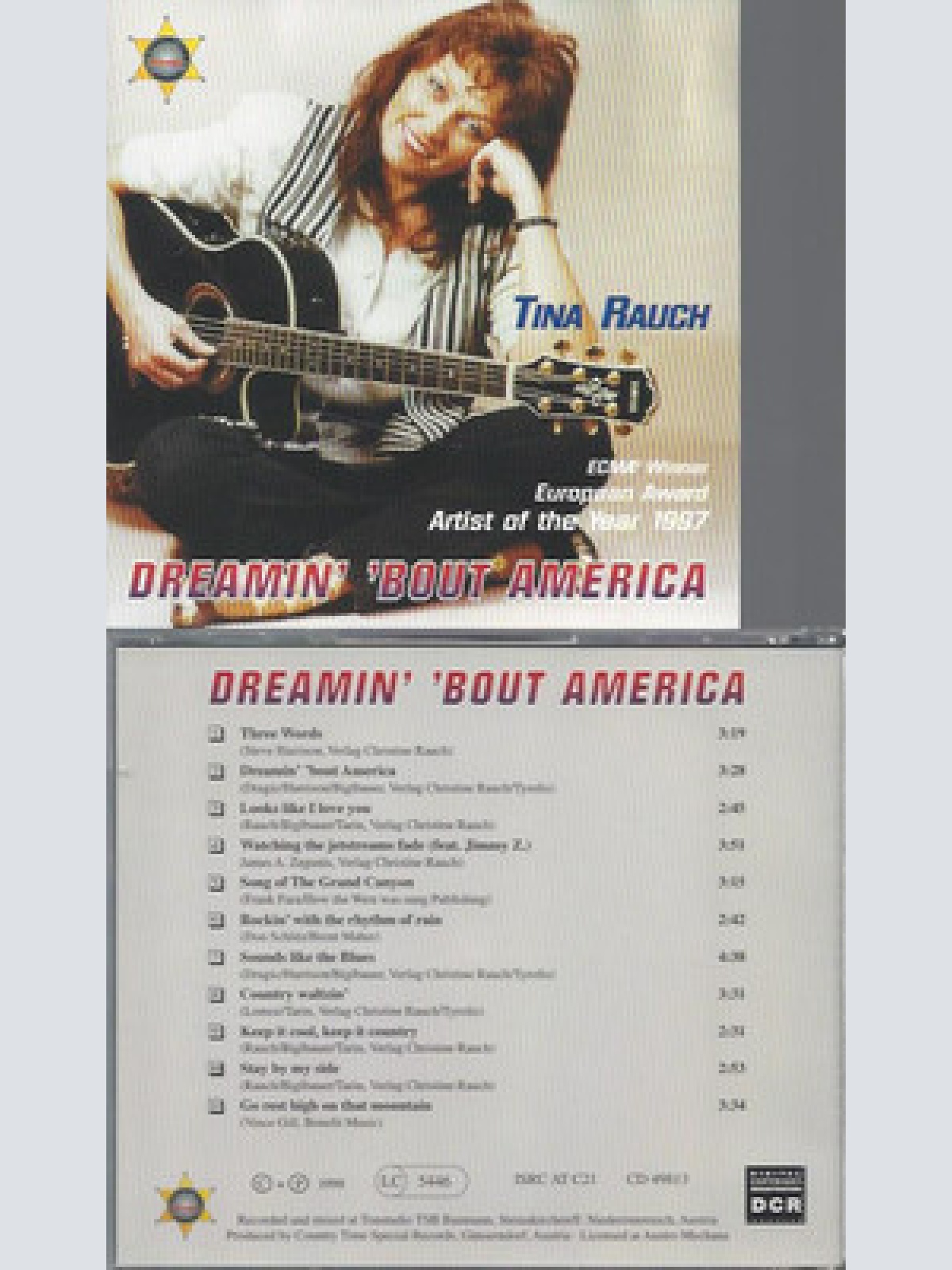CD--TINA RAUCH--DREAMIN BOUT AMERICA