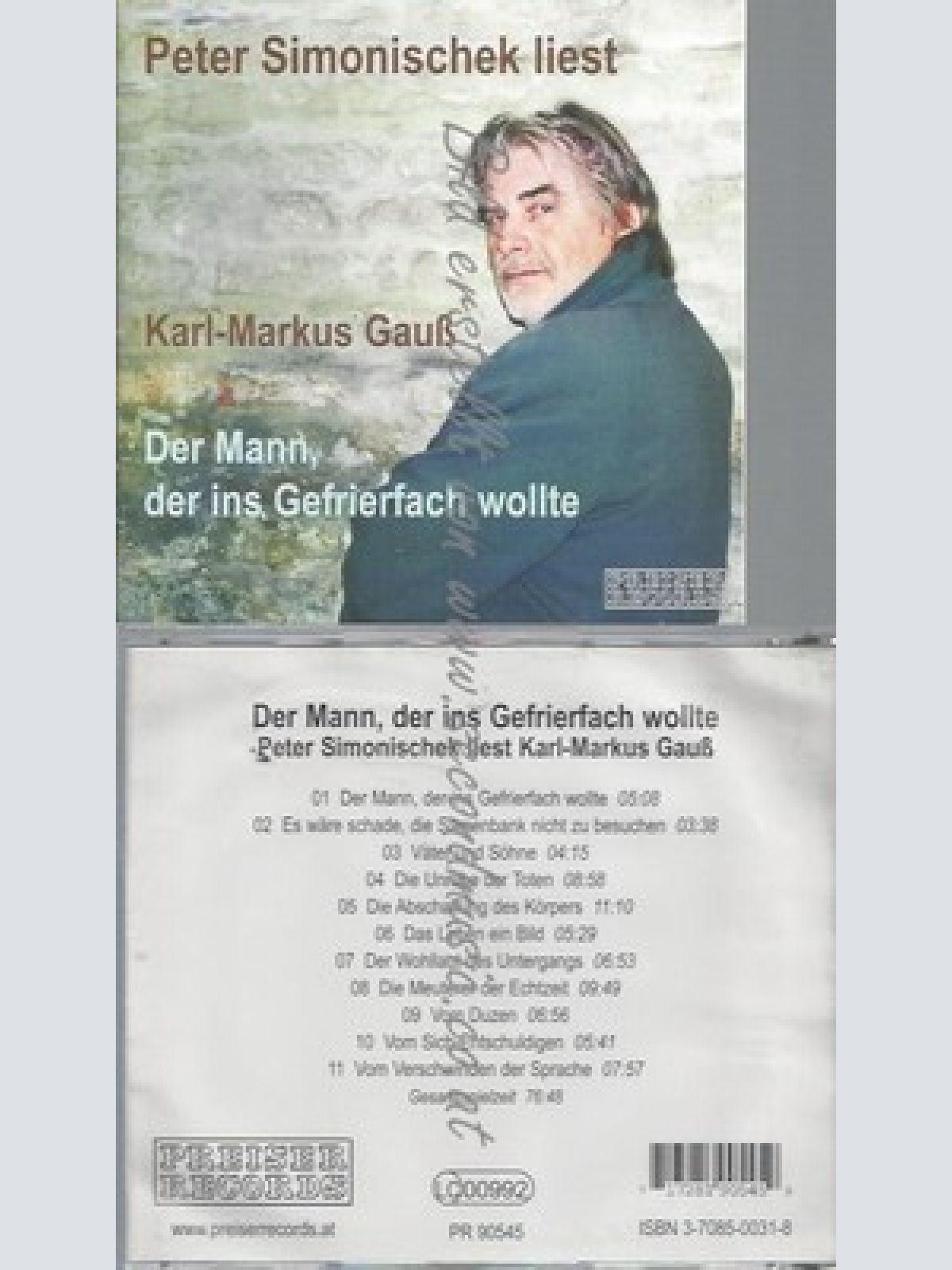 CD--PETER SIMONISCHEK UND KARL--2----6--- DER MANN, DER INS GEFRIERFACH WOLLTE