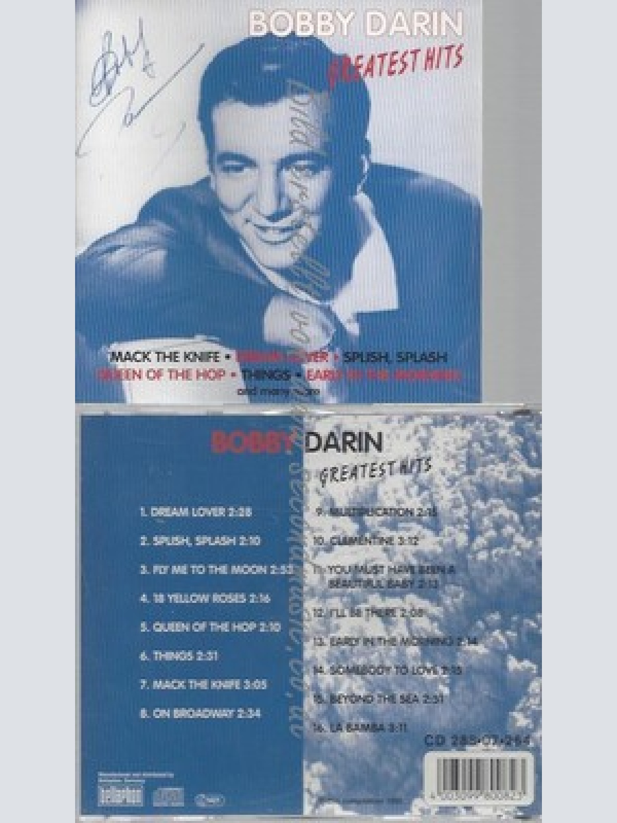 CD--BOBBY DARIN -- -- BOBBY DARIN-GREATEST HITS