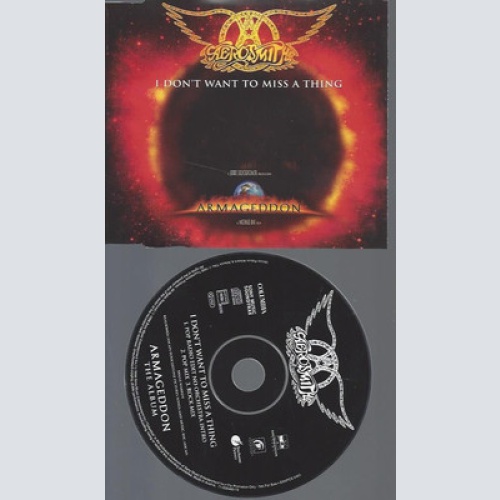 CD--PROMO--AERAOSMITH--ARMAGEDDON--3 TRACKS-I DON'T WANT TO MISS A THING