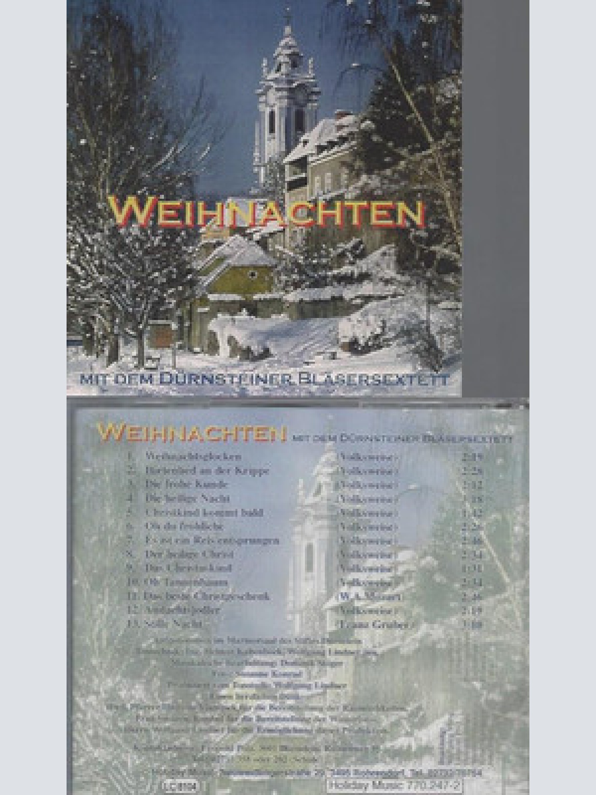 CD--WEIHNACHTEN MIT DEN DUERNSTEINER BLAESERSEXTETT