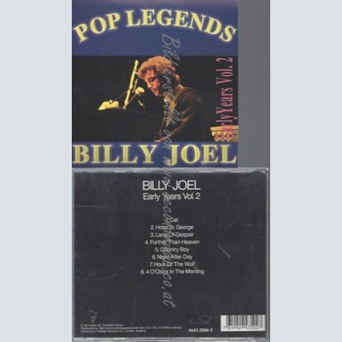 CD--BILLY JOEL--EARLY YEARS 2