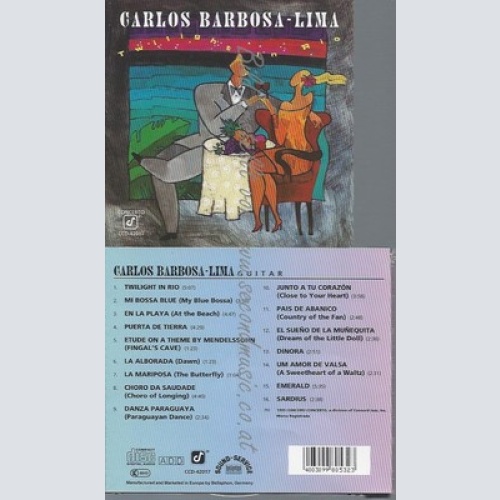 CD--CARLOS BARBOSA-LIMA--TWILIGHT IN RIO