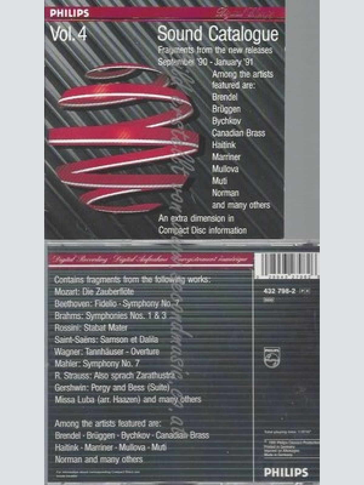 CD--VARIOUS COMPOSERS-- BEETHOVEN--WAGNER U A -- SOUND CATALOGUE VOL 4