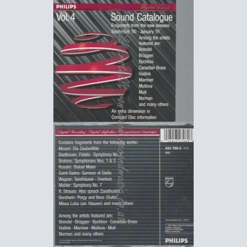 CD--VARIOUS COMPOSERS-- BEETHOVEN--WAGNER U A -- SOUND CATALOGUE VOL 4