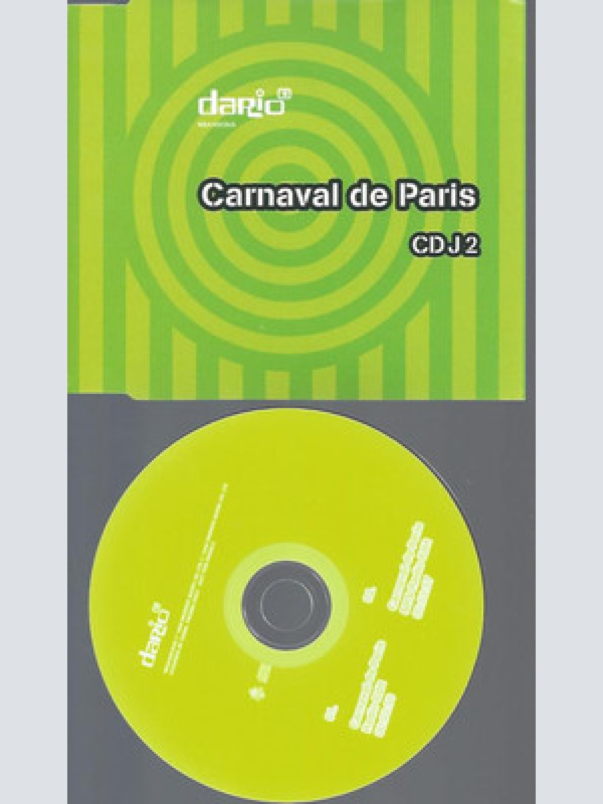 CD--PROMO--DARIO--CARNEVAL DE PARIS--CDJ2