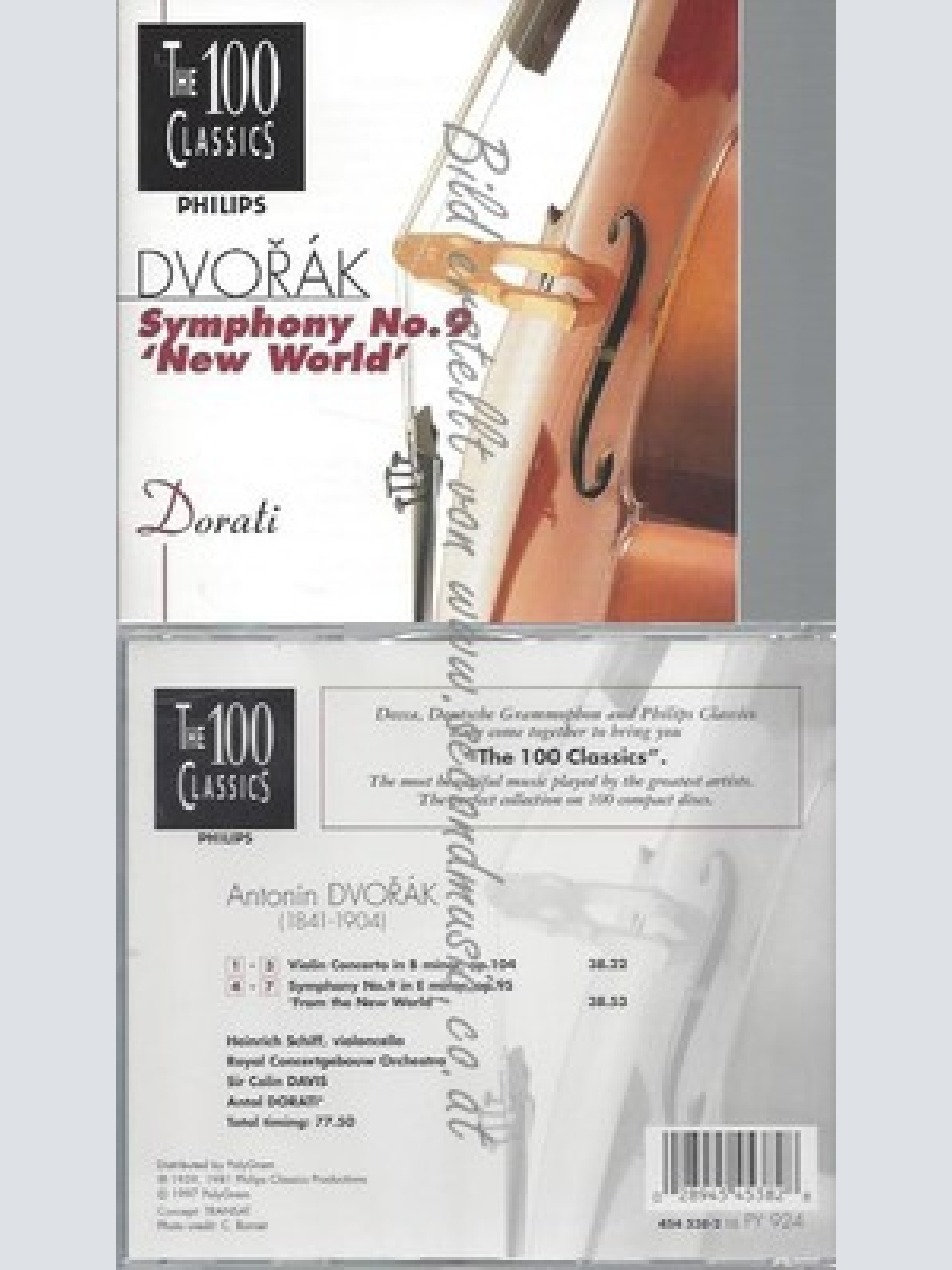 CD--DVORAK--NEW WORLD SYMPHONY 9