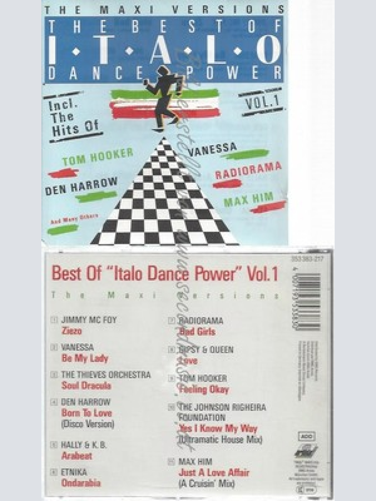 CD--THE BEST OF ITALO DANCE--THE MAXI VERSIONS