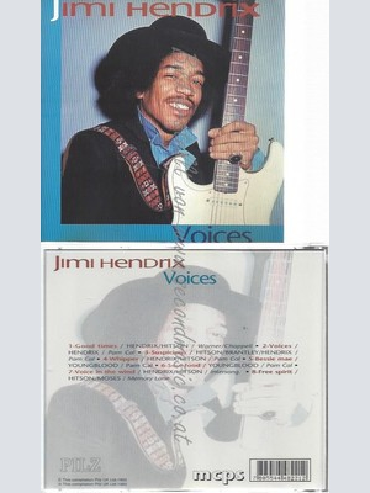 CD--JIMI HENDRIX--VOICES--