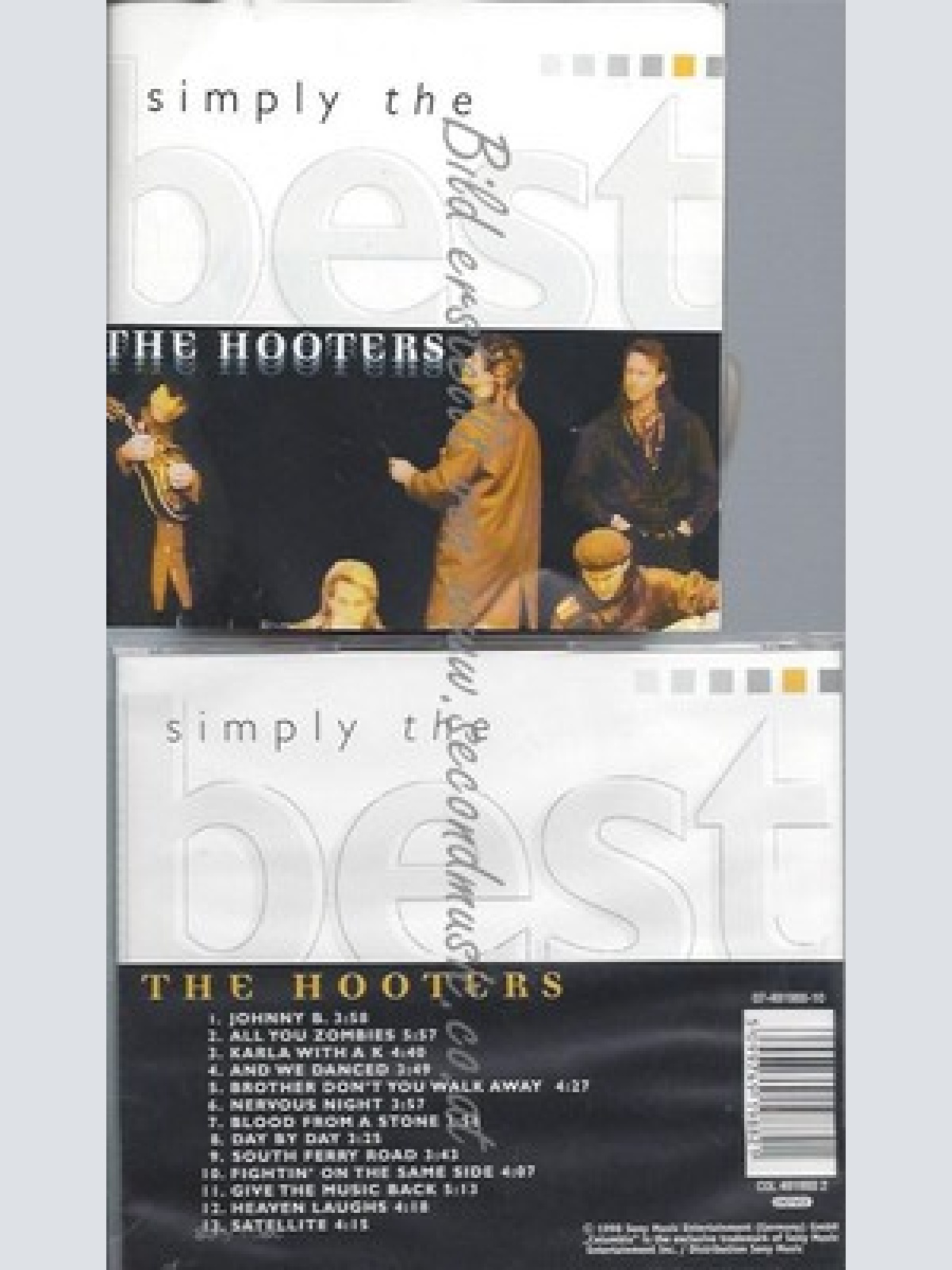 CD--THE HOOTERS - - -- SIMPLY THE BEST