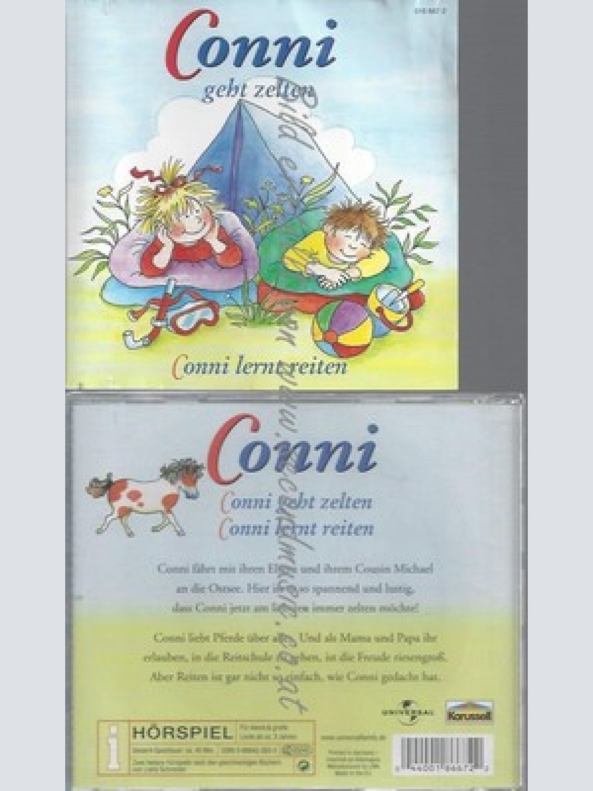 CD--CONNI LERNT REITEN / LIANE SCHNEIDER, --- CONNI GEHT ZELTEN