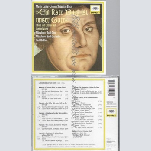 CD--MÜNCHENER BACH--KOMPONIST--1996---- EIN FESTE BURG IST UNSER GOTT