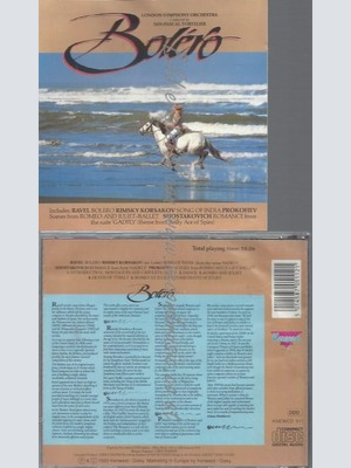 CD--MAURICE RAVEL, LONDON SYMPHONY ORCHESTRA UND YAN--1993--- BOLERO