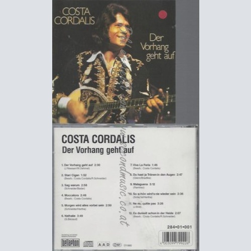 CD--COSTA CORDALIS -- -- DER VORHANG GEHT AUF