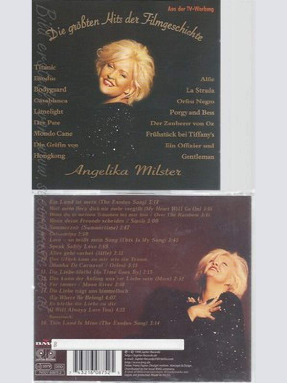 CD--ANGELIKA MILSTER -- DIE GRÖßTEN HITS DER FILMGESCHICHTE