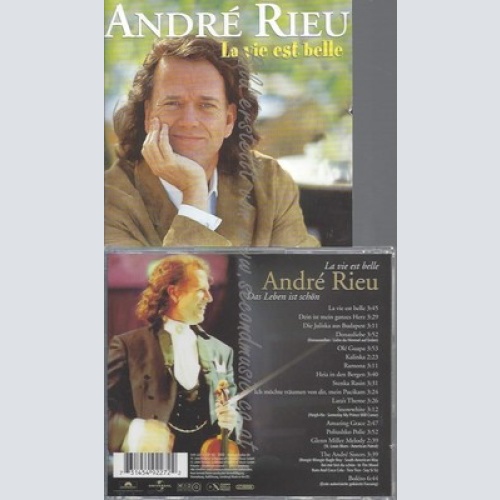 CD--ANDRÉ RIEU -- -- LA VIE EST BELLE