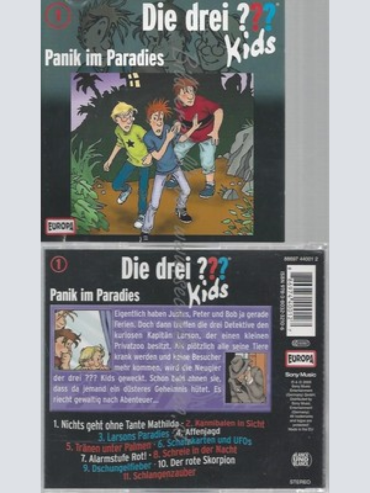 CD--PANIK IM PARADIES / DIE DREI  KIDS -- -- 001
