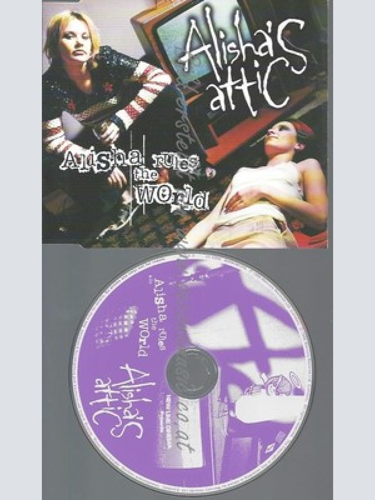 CD--PROMO--ALISHA'S ATTIC--RULES THE WORLD--1 TRACK