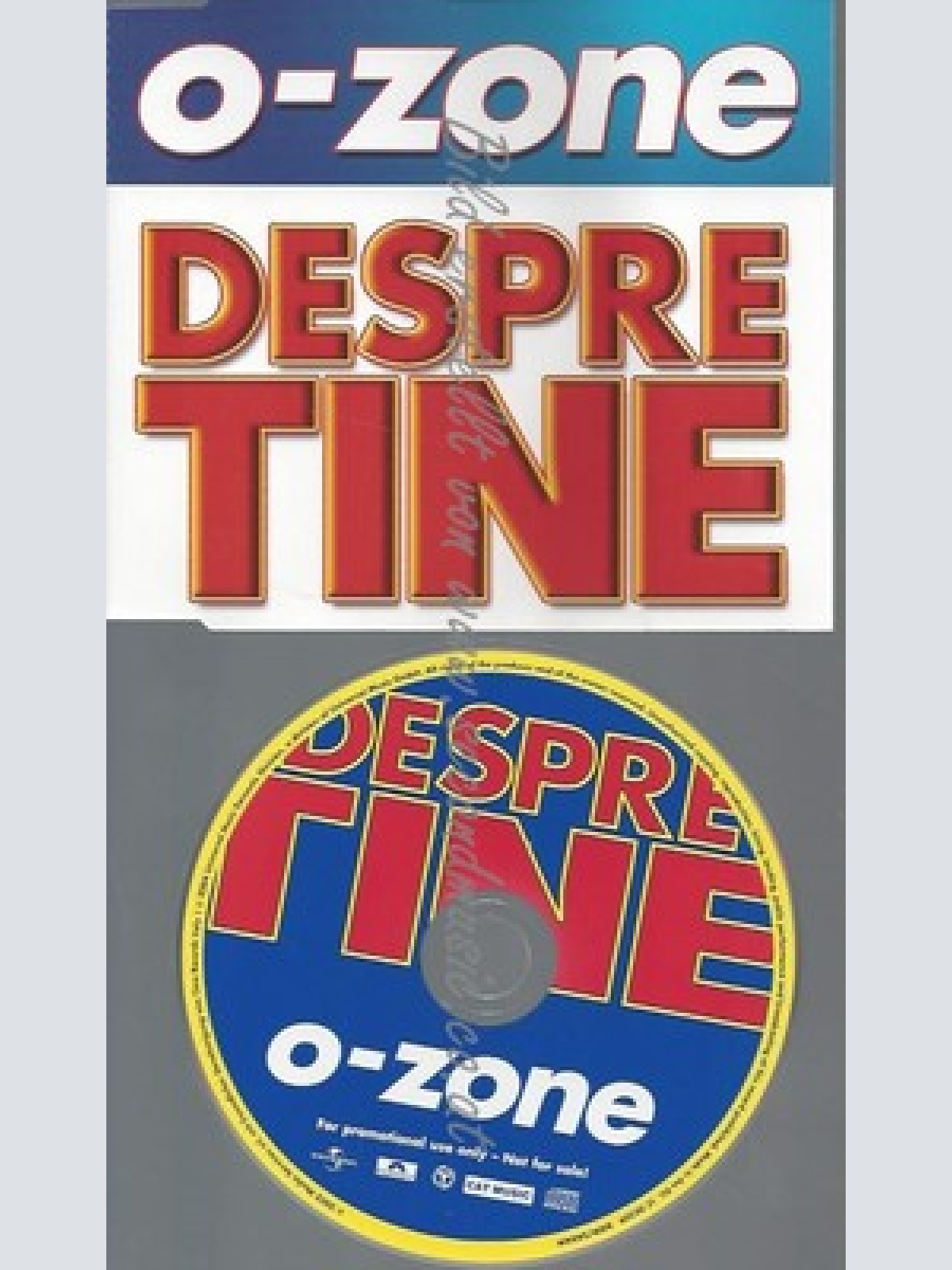 CD--PROMO--O-ZONE--DESPRE TINE