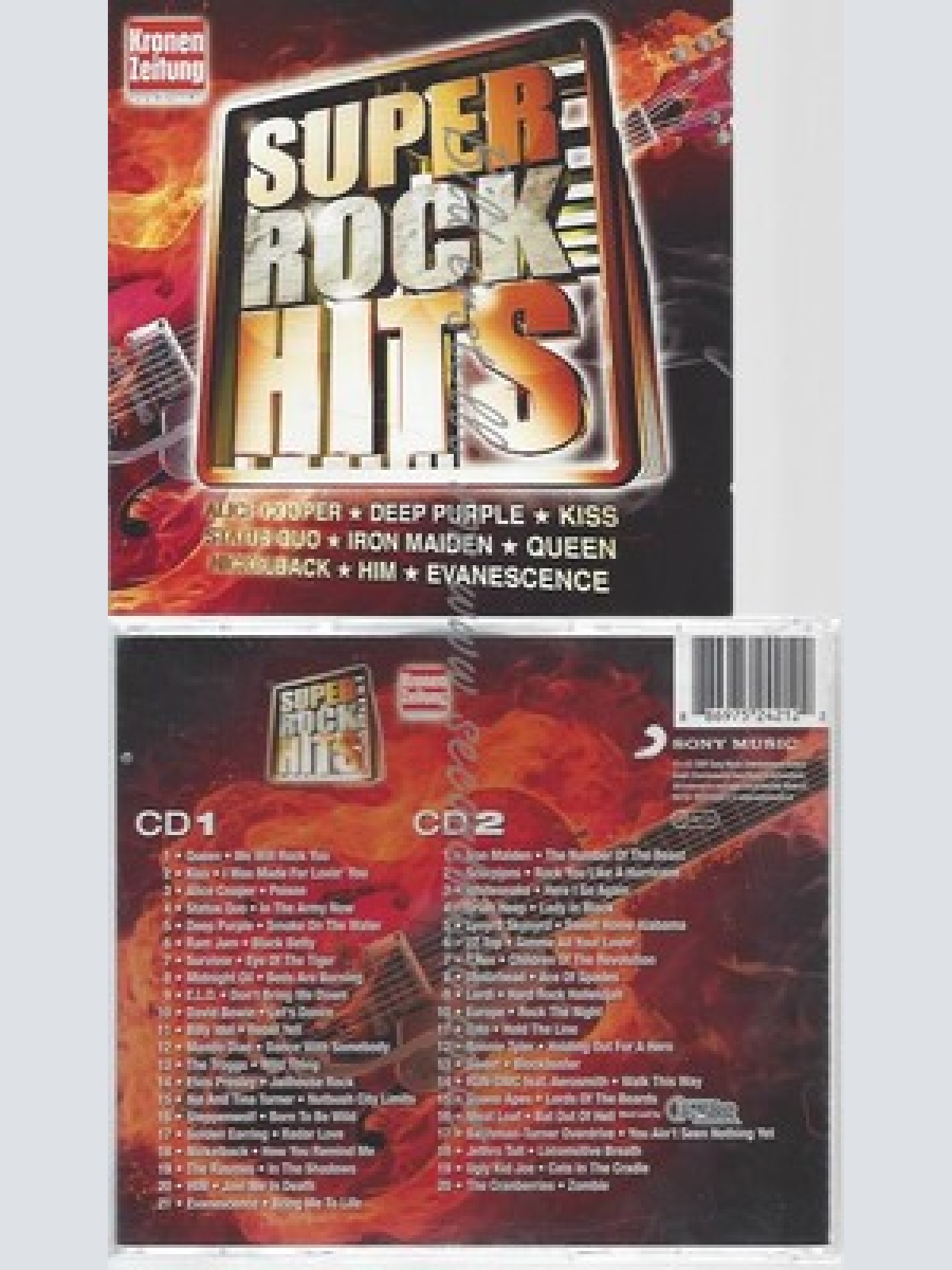 CD--VAR--SUPER ROCK HITS | DOPPEL-CD