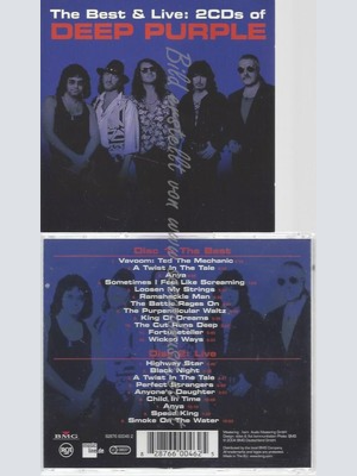 CD--DEEP PURPLE--THE BEST & LIVE | DOPPEL-CD