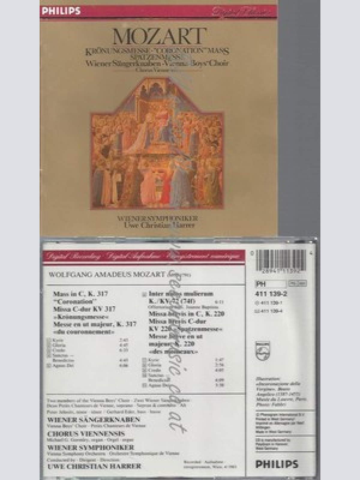 CD--SPATZENMESSE / WIENER SÄNGERKNABEN, WOLFGANG AMADEUS--KRÖNUNGSMESSE