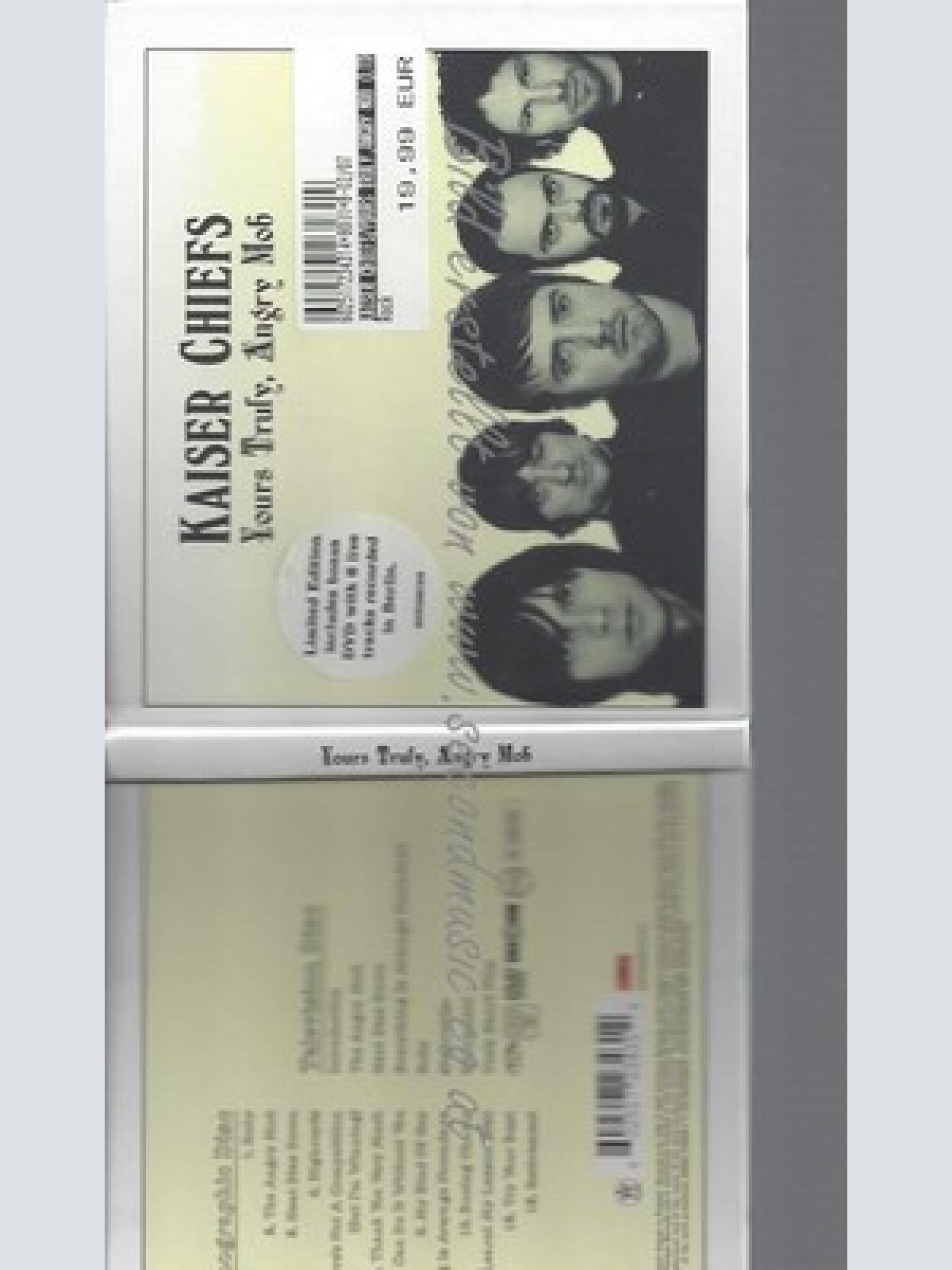 CD--KAISER CHIEFS -- -YOURS TRULLY ANGRY MOB---LTD. DELUXE EDITION- [CD + DVD]