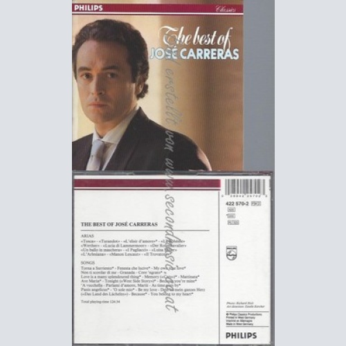 CD--JOSE CARRERAS UND VARIOUS -- -- --CD -- THE BEST OF