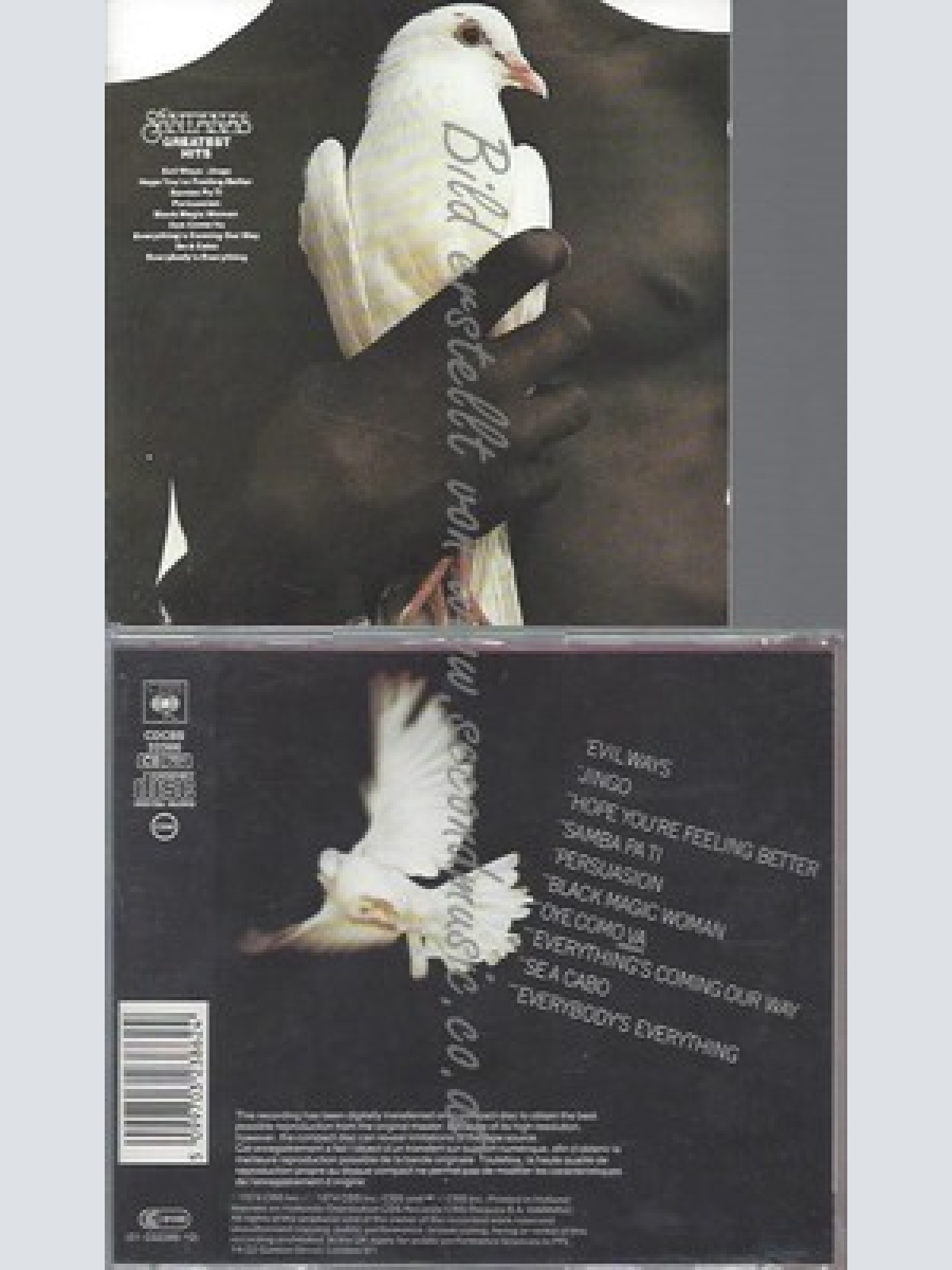 CD--SANTANA -- SANTANAS-- GREATEST HITS