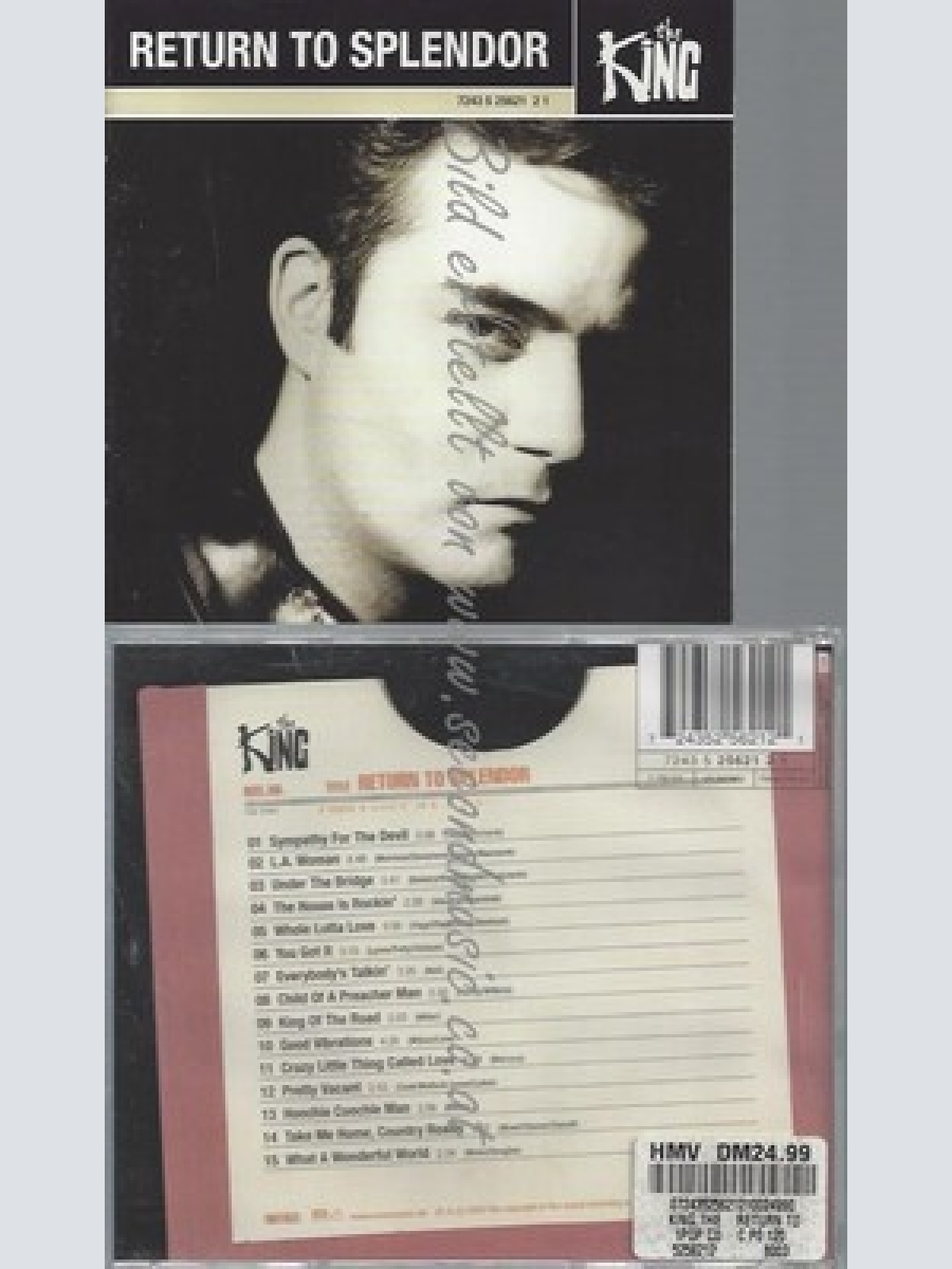 CD--THE KING -- -- RETURN TO SPLENDOR