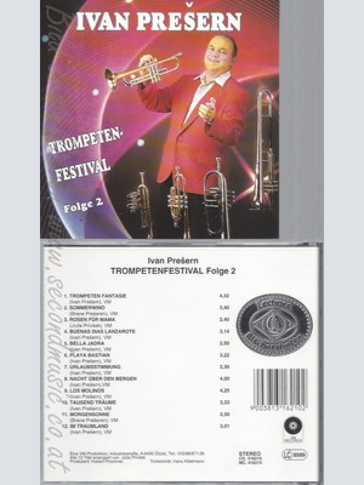 CD--IVAN PRESERN -- TROMPETEN-FESTIVAL FOLGE 2