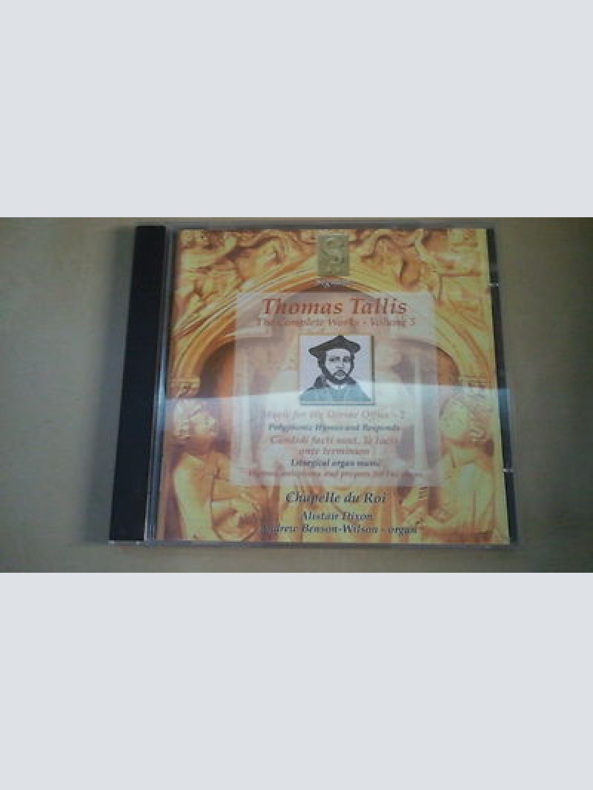 CD--THOMAS TALLIS--THE COMPLETE WORKS VOL 5-CHAPELLE DU ROI--ALBUM
