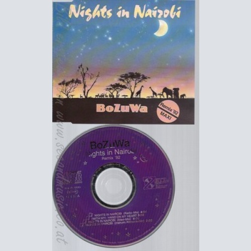 CD--BO ZU WA - SINGLE -- NIGHTS IN NAIROBI -REMIX '92-