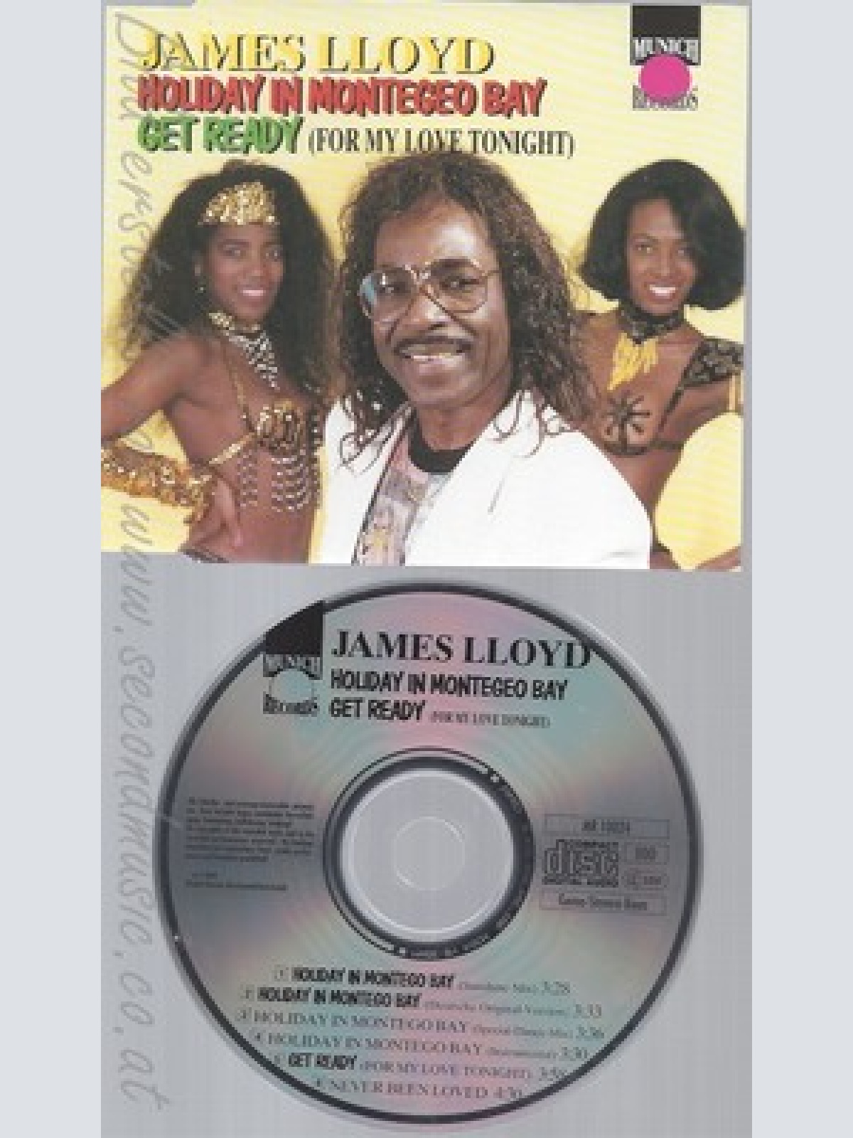 CD--JAMES LLOYD - SINGLE -- HOLIDAY IN MONTEGEO BAY -INCL. 4 VERSIONS, -