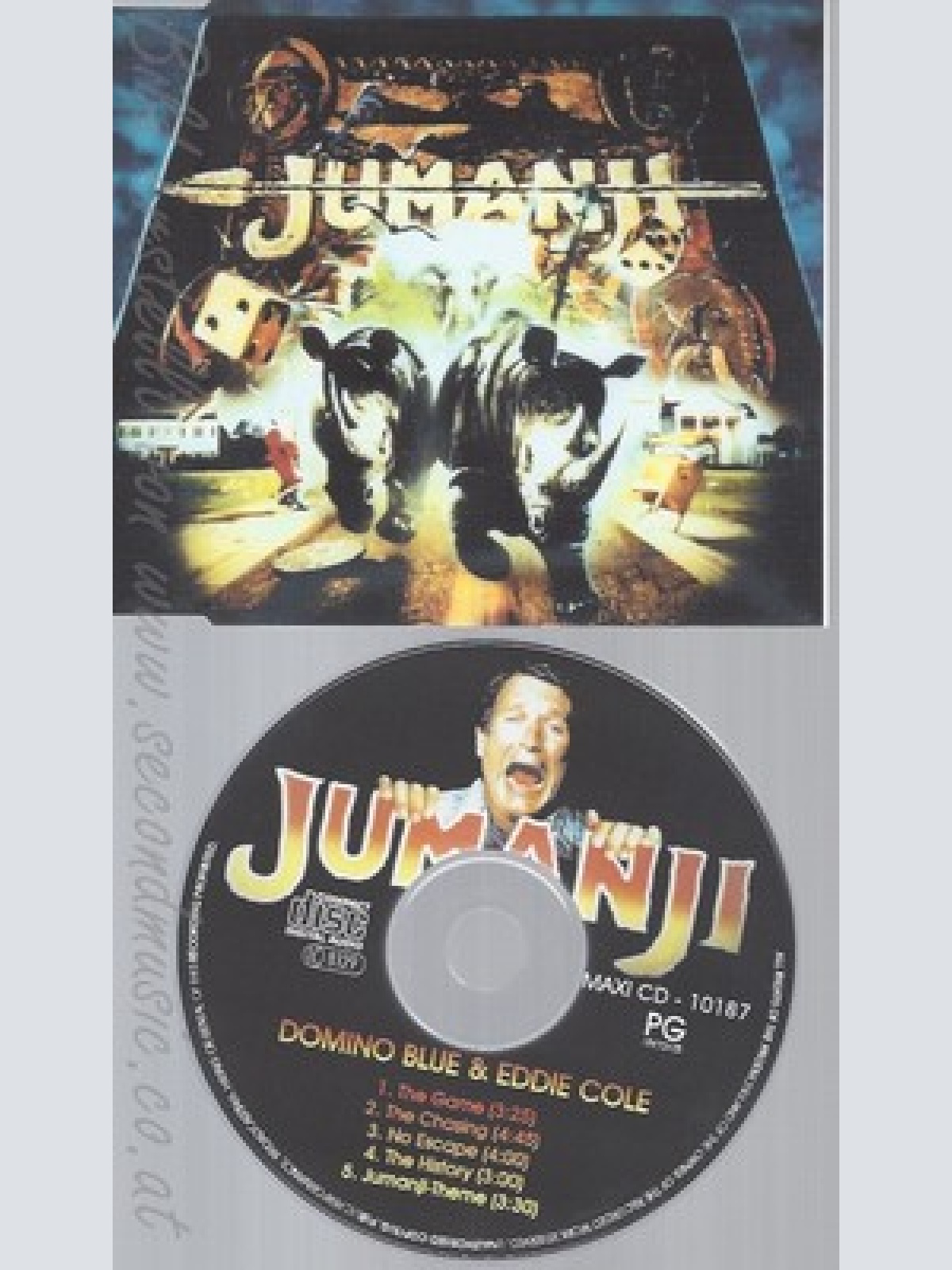 CD--DOMINO BLUE & EDDIE COLE -- - SINGLE -- JUMANJI