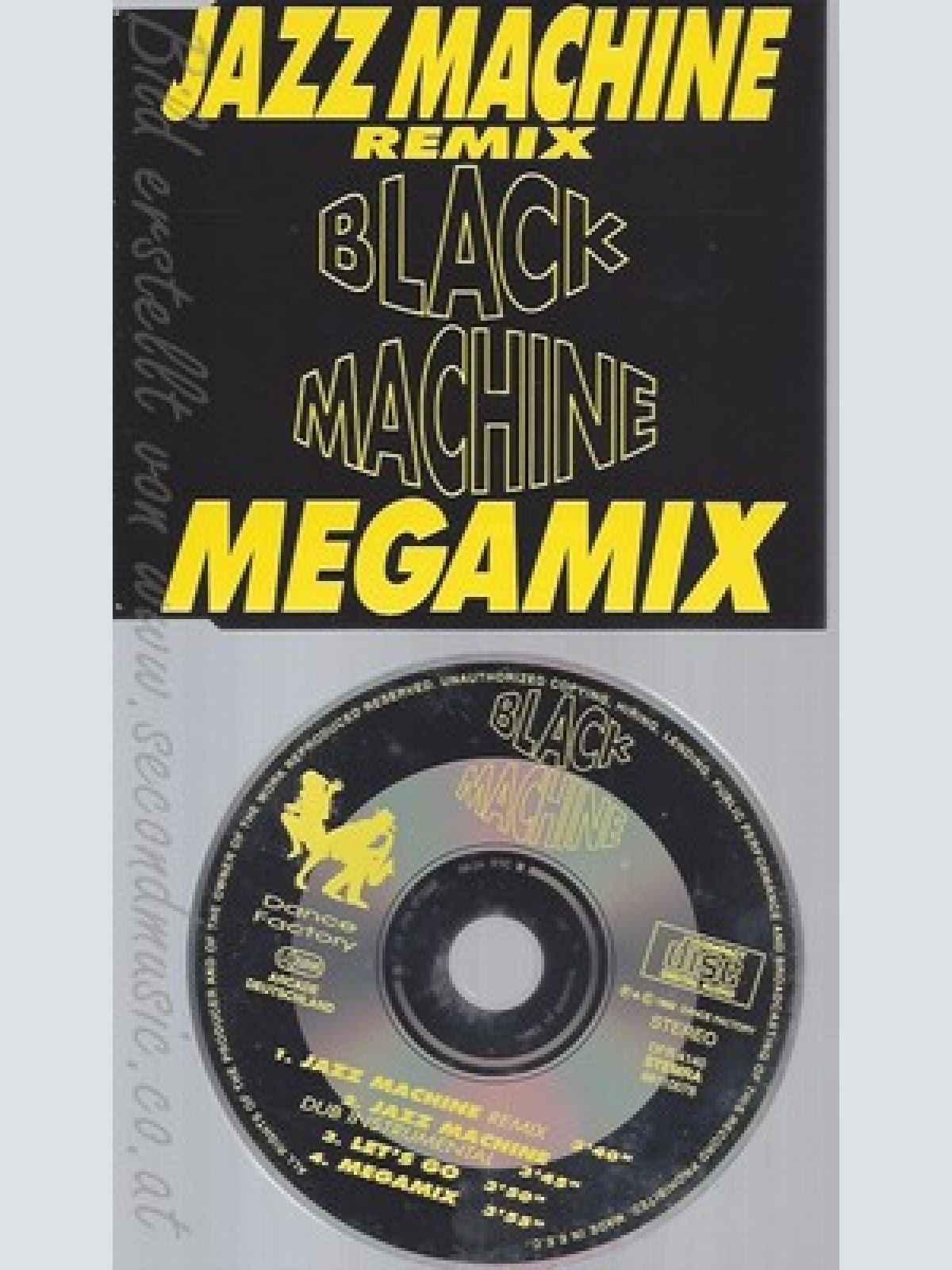 CD--JAZZ MACHINE REMIX--BLACK MACHINE MEGAMIX