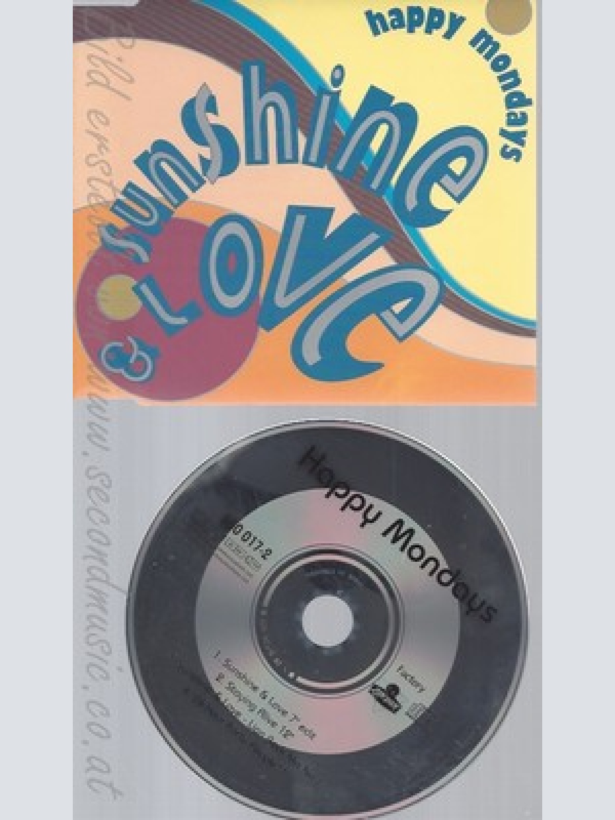CD--HAPPY MONDAYS - SINGLE -- SUNSHINE AND LOVE --