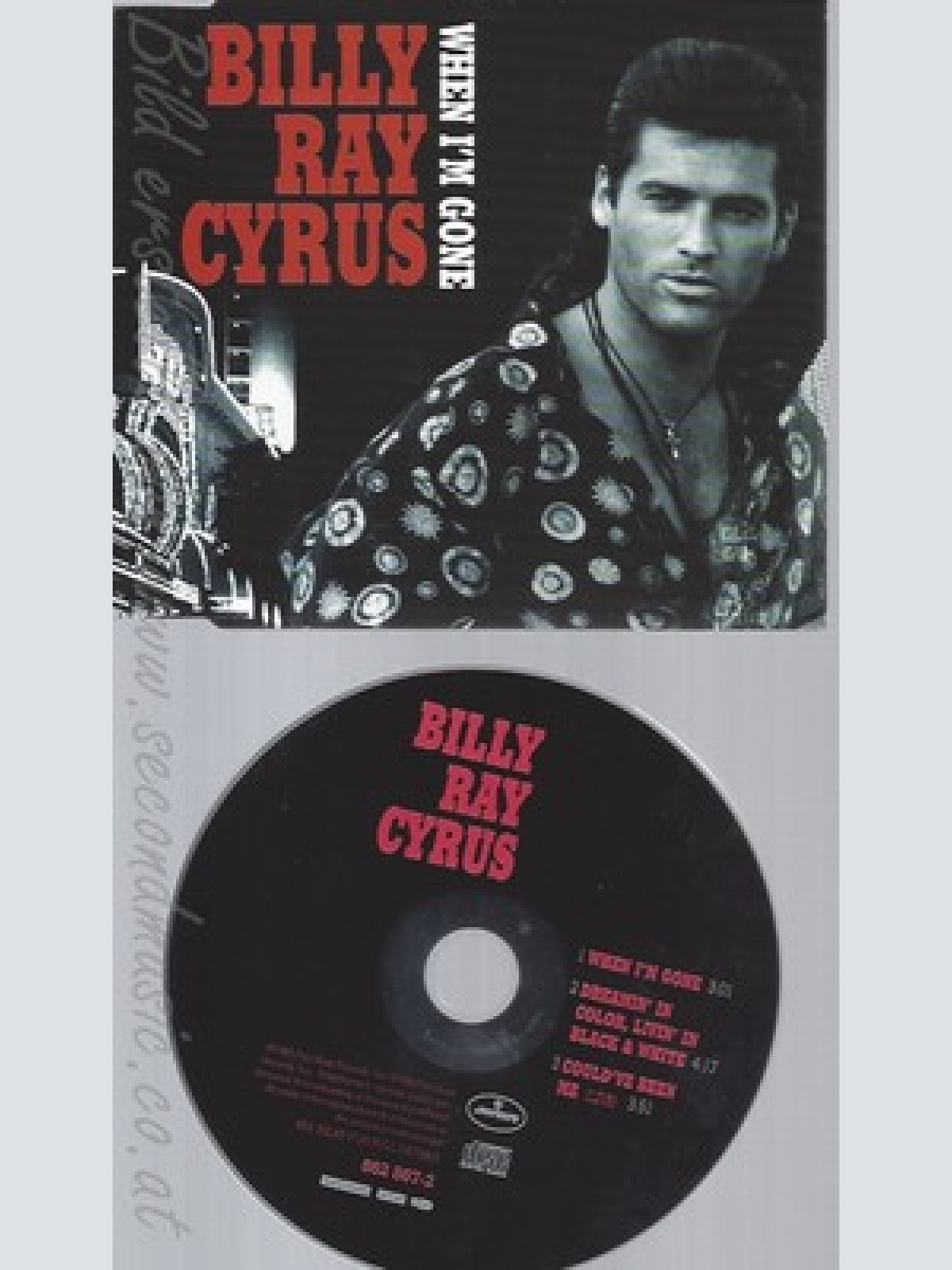 CD--BILLY RAY CYRUS -- - SINGLE -- WHEN I'M GONE