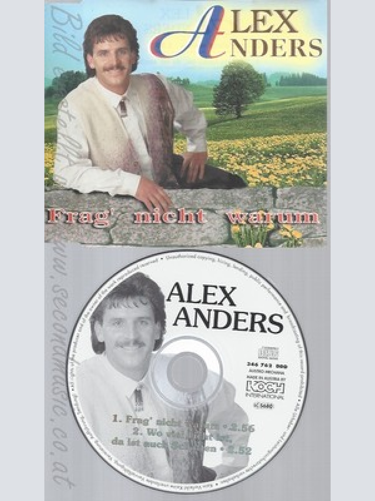 CD--ALEX ANDERS -- - SINGLE -- FRAG' NICHT WARUM