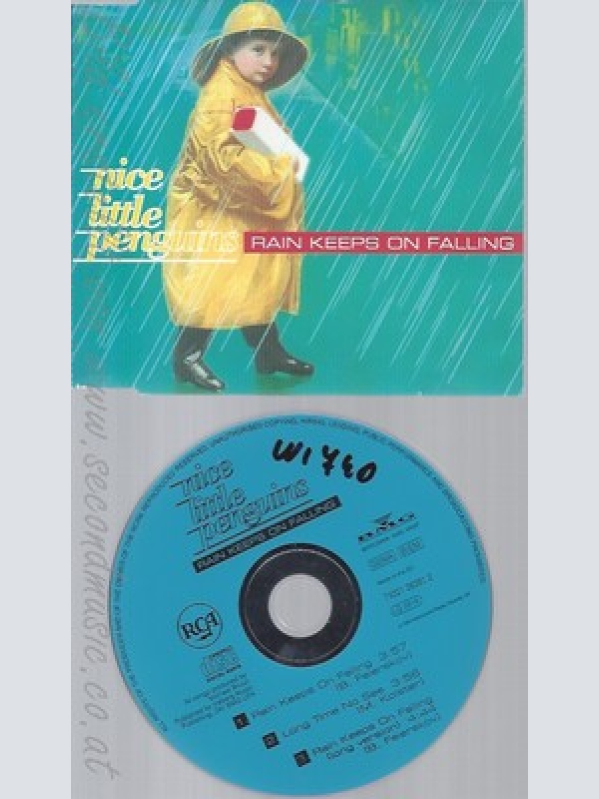CD--NICE LITTLE PENGUINS - SINGLE -- RAIN KEEPS ON FALLING